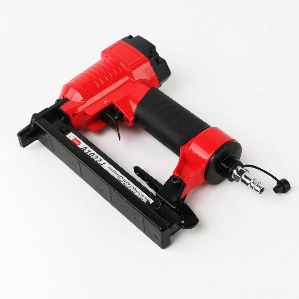 Hot Selling Air Stapler, 1/2′′ Fine Crown Stapler 380/16 420 Pneumatic Heavy Duty Staplers 6-16mm 80 Staples Gun