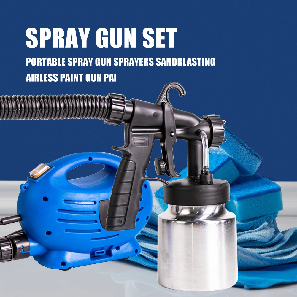 Durable 650W Practical Multi-Functional High Power Home Electric Airbrush Spraying Sandblasting Airless Paint Gun