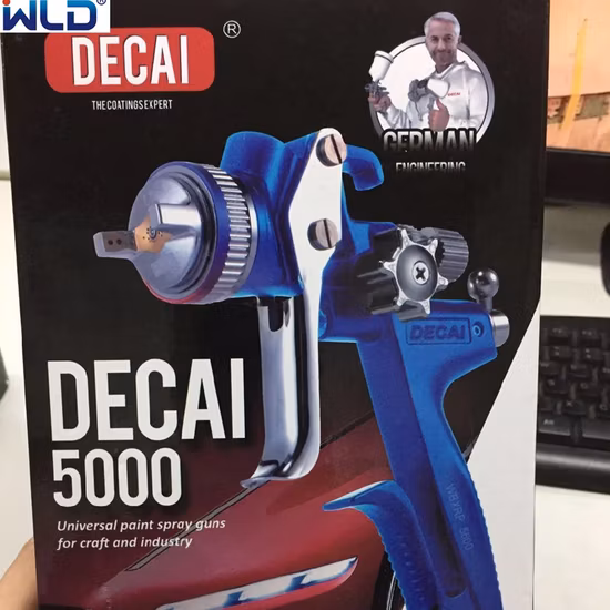 Wld Decai5000 Reparação Corporal Retoque Pulverizador de Pintura de Ar Pulverizador Pistola de Pulverização com Copo
